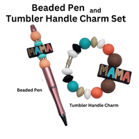 Mama Beaded Pen & Handle Charm Set From Blue Cat Tees On Shopify