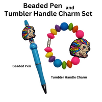 Hedgehog Funny Beaded Pen And Handle Charm Set From Blue Cat Tees On Shopify