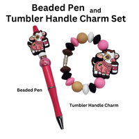 Cow Sweater Beaded Pen And Handle Charm Set From Blue Cat Tees On Shopify