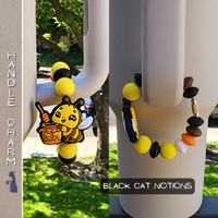 HONEY BEE HANDLE CHARM FROM BLUE CAT TEES ON  SHOPIFY