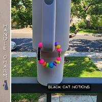 Hedgehog Lisa Frank Handle Charm