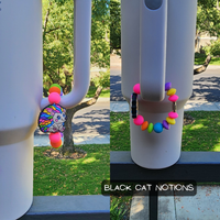 Hedgehog Lisa Frank Handle Charm