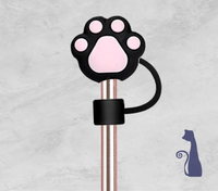 Cat Paw STRAW TOPPER  FROM BLUE CAT TEES ON  SHOPIFY