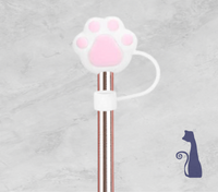 Cat Paw STRAW TOPPER  FROM BLUE CAT TEES ON  SHOPIFY