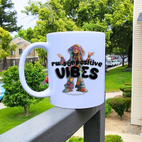 Runs of Positive Vibes Coffee Mug