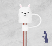 Llama Straw Topper From Blue Cat Tees On Shopify