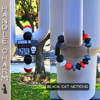 TRUE CRIME COFFEE HANDLE CHARM FROM BLUE CAT TEES ON  SHOPIFY