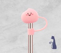 Peach Face Straw Topper From Blue Cat Tees On Shopify