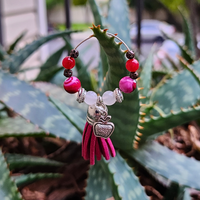 Red Apple Teacher Handle Charm