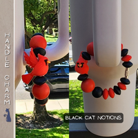 CARDINAL RED BIRD HANDLE CHARM FROM BLUE CAT TEES ON  SHOPIFY