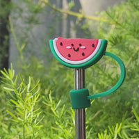 10mm Watermelon Straw Topper