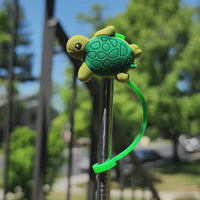 Turtle Green Straw Topper