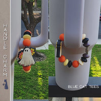 Ghost Sunflowers  Handle Charm Halloween