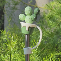 Cactus Dark Green Straw Topper