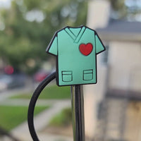 Medical Scrub Straw Topper