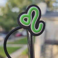 Leo Zodiac Straw Topper