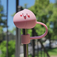 Peach Face Straw Topper