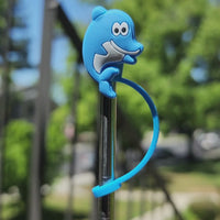 Dolphin Straw Topper