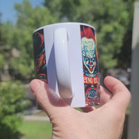 Horror Friends Halloween Coffee Mug From Blue Cat Tees