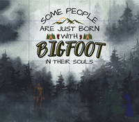 Some People Were Born With Bigfoot In Their Souls 20 oz Skinny Tumbler
