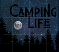 Camping Life 20 oz Skinny Tumbler Sassy