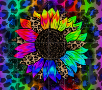 Neon Sunflower 20 oz Skinny Tumbler Sassy