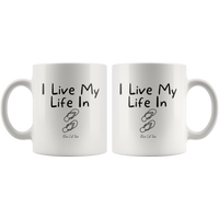 I Live My Life In Flip Flops Coffee Mug