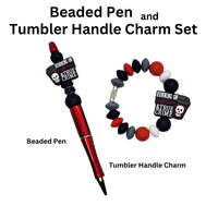 
              True Crime And Coffee Beaded Pen and Handle Charm Set
            