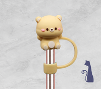 
              CUTE BEAR STRAW TOPPER  FROM BLUE CAT TEES ON  SHOPIFY
            