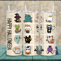 
              Halloween Cat Square 20oz Tumbler
            