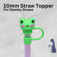 
              FROG STRAW TOPPER  FROM BLUE CAT TEES ON  SHOPIFY
            