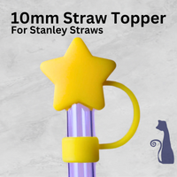 
              YELLOW STAR STRAW TOPPER  FROM BLUE CAT TEES ON  SHOPIFY
            