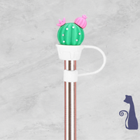 Cactus STRAW TOPPER  FROM BLUE CAT TEES ON  SHOPIFY