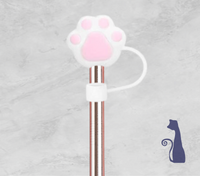 
              Cat Paw STRAW TOPPER  FROM BLUE CAT TEES ON  SHOPIFY 
            