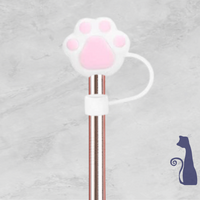 Cat Paw STRAW TOPPER  FROM BLUE CAT TEES ON  SHOPIFY 