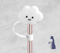 
              Cloud White Straw Topper From Blue Cat Tees Shopify
            