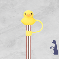 Rubber Duck Straw Topper From Blue Cat Tees On Etsy & Shopify