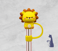 
              LION STRAW TOPPER  FROM BLUE CAT TEES ON  SHOPIFY
            