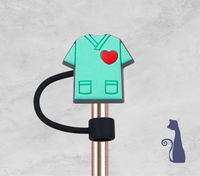 
              MEDICAL SCRUBS STRAW TOPPER  FROM BLUE CAT TEES ON  SHOPIFY 
            