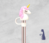 
              UNICORN STRAW TOPPER  FROM BLUE CAT TEES ON  SHOPIFY
            