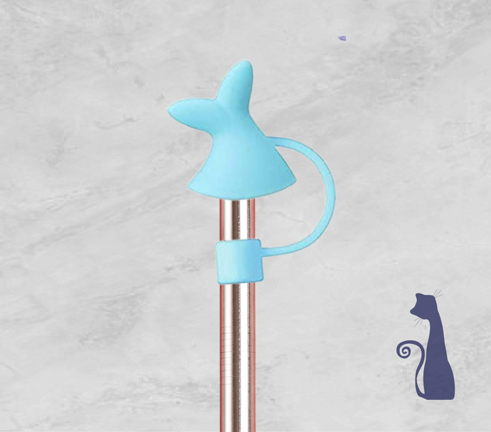 Whale Tail Straw Topper From Blue Cat Tees On Shopify