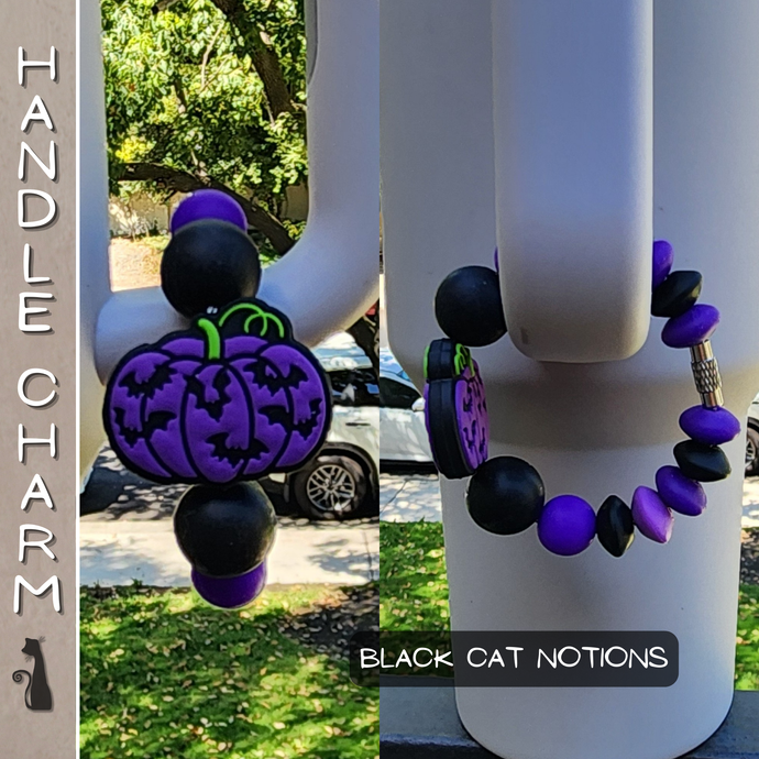 PUMPKIN HANDLE CHARM FROM BLUE CAT TEES ON  SHOPIFY
