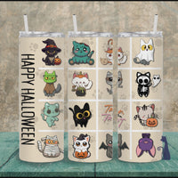 
              Halloween Cat Square 20oz Tumbler
            