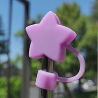 
              Purple Star Straw Topper
            