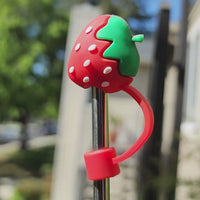 
              10mm Strawberry Straw Topper Red
            