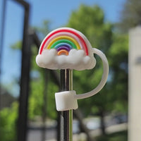 
              Rainbow Straw Topper
            