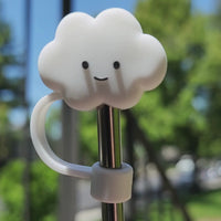 
              Cloud White Straw Topper
            