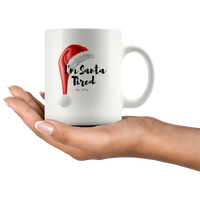 
              I'm Santa Tired Christmas White Coffee Mug
            