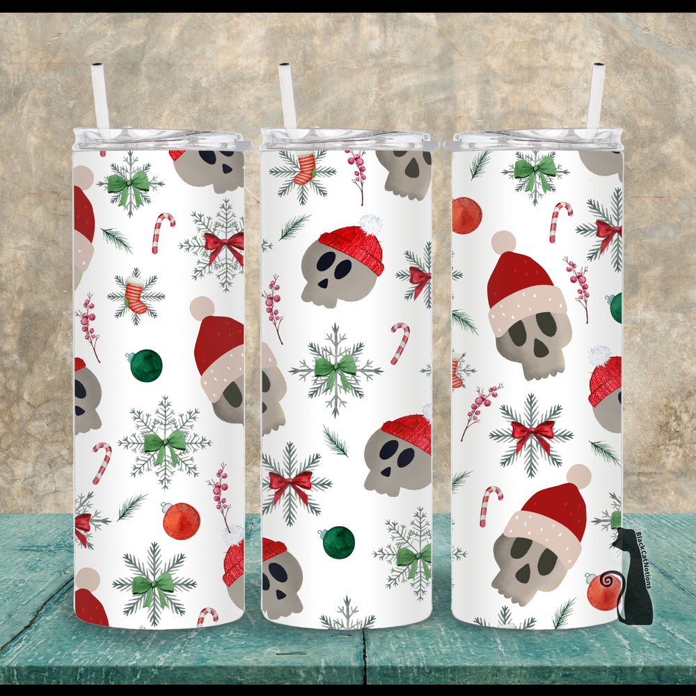 Christmas Skulls 20oz Tumbler