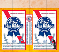 
              PBR Pabst Blue Ribbon 20 oz Skinny Tumbler
            